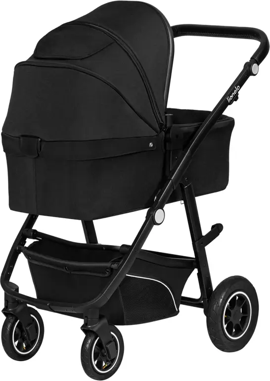 Коляска дитяча 3 в 1 Lionelo Bianka Black Onyx